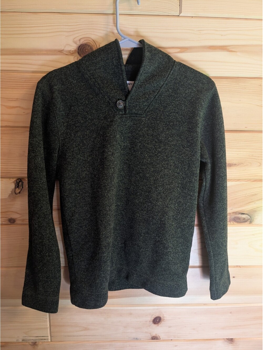 Old Navy Green Fleece Pullover Sweater Youth/Boys XL 14/16